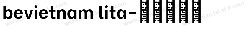 bevietnam lita字体转换